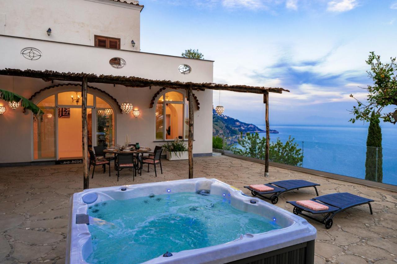 Villa Mimina - Exclusive Villa With Garden, Jacuzzi And Sea View Праяно Экстерьер фото